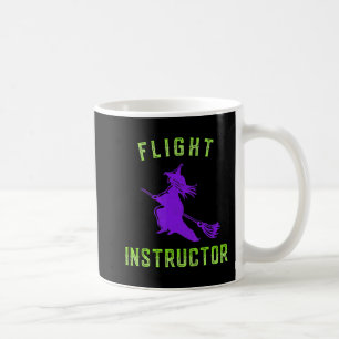Flight Instructor Witch Halloween Coffee Mug