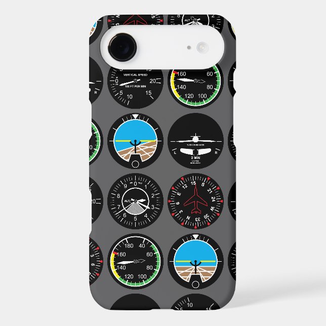 Flight Instruments Case-Mate iPhone Case (Back)