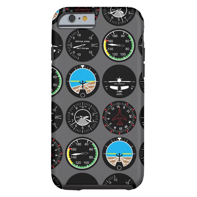 Flight Instruments Case-Mate iPhone Case (Back)