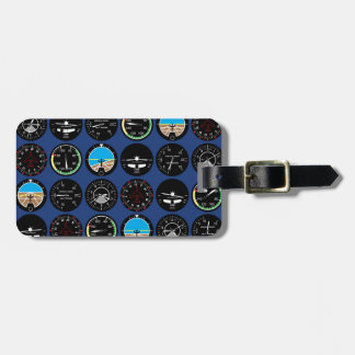 Flight Instruments Luggage Tag
