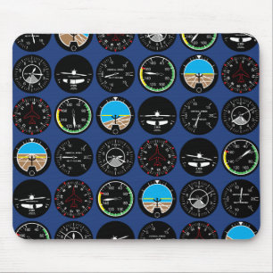 Flight Instruments Mouse Mat