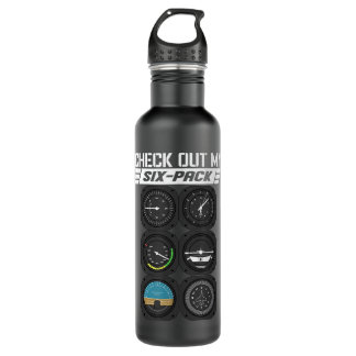 Flight Instruments Pilot Cockpit Tools Altitude Me 710 Ml Water Bottle