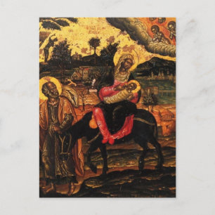 Flight Into Egypt by Emmanuel Tzanes Postcard