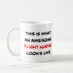 flight nurse, awesome coffee mug