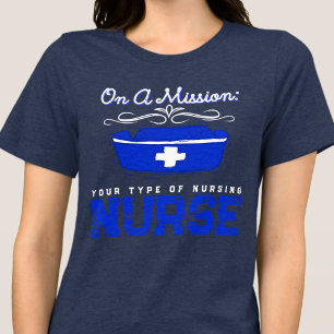 Flight Nurse Doctor Medical Retirement Graphic Tri-Blend Shirt