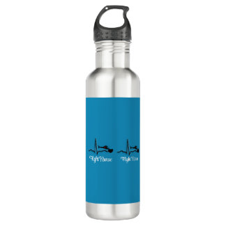 Flight Nurse QRS & Helicopter Blue 710 Ml Water Bottle