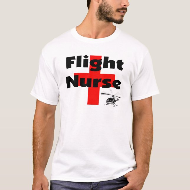 "Flight Nurse" Unique Gift Ideas T-Shirt (Front)