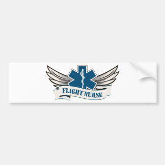 flight nurse wings bumper sticker
