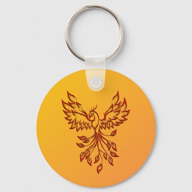 Flight of A Phoenix Key Ring (Front)