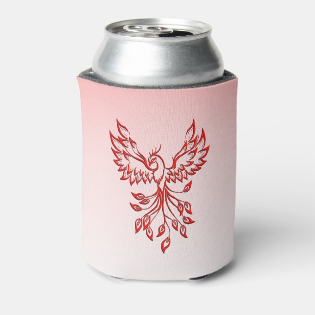 Flight of A Phoenix Red  Can Cooler (Can Back)