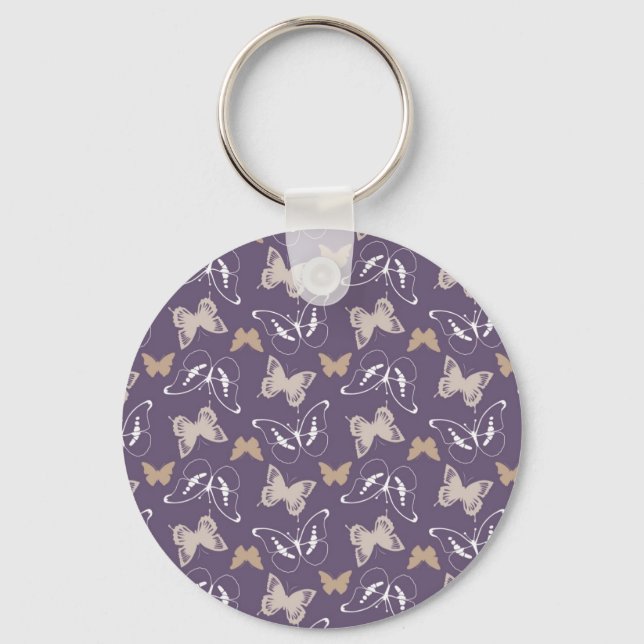 Flight of Butterflies Key Ring (Front)