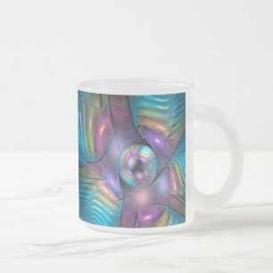 Flight of Fancy Frosted Glass Coffee Mug