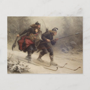 Flight of Infant King Postcard