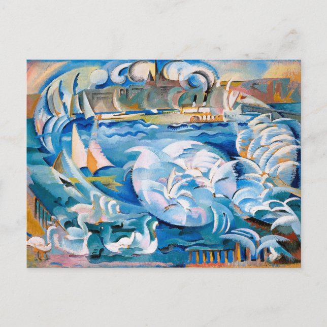 Flight of Seagulls by Alice Bailly Postcard (Front)