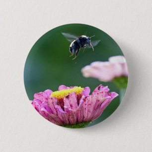 Flight of the Bumblebee 6 Cm Round Badge