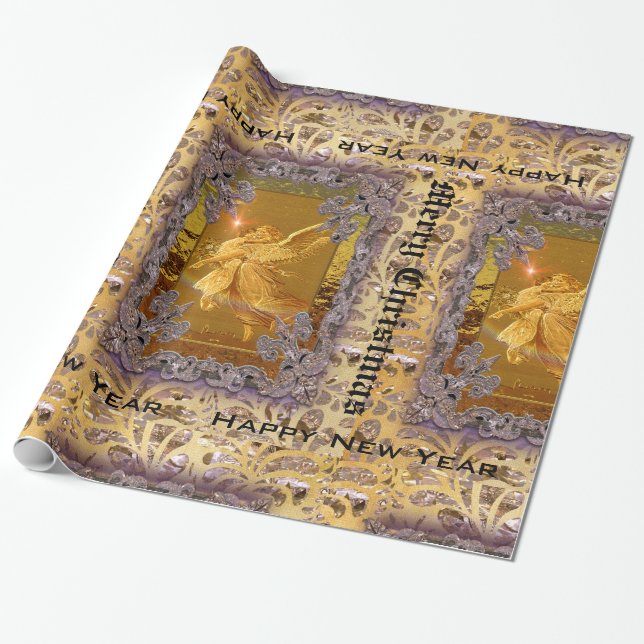 Flight of the Child Wrapping Paper (Unrolled)