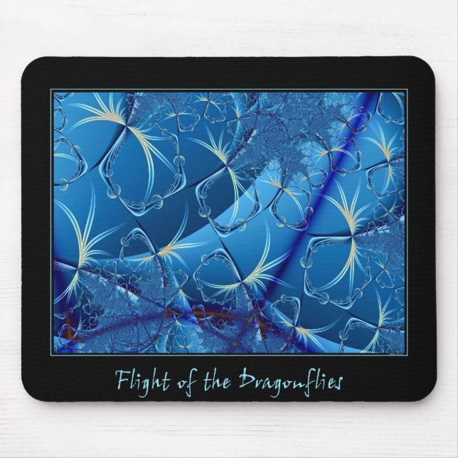 Flight of the Dragonflies Mouse Mat (Front)