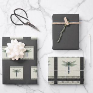 Flight of the Dragonfly Wrapping Paper Sheet