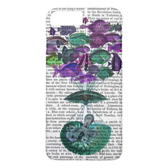 Flight Of The Fish Hot Air Balloon Case-Mate iPhone Case (Back)