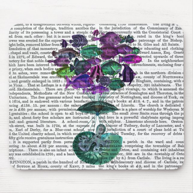 Flight Of The Fish Hot Air Balloon Mouse Mat (Front)