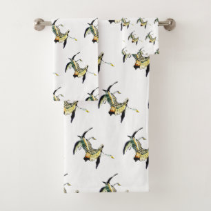 FLIGHT OF THE GEESE BATH TOWEL SET