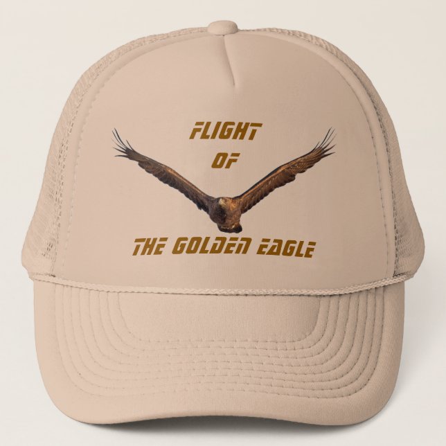 Flight of the Golden Eagle Trucker Hat (Front)