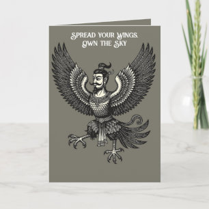 Flight of the Human Eagle Garuda Card