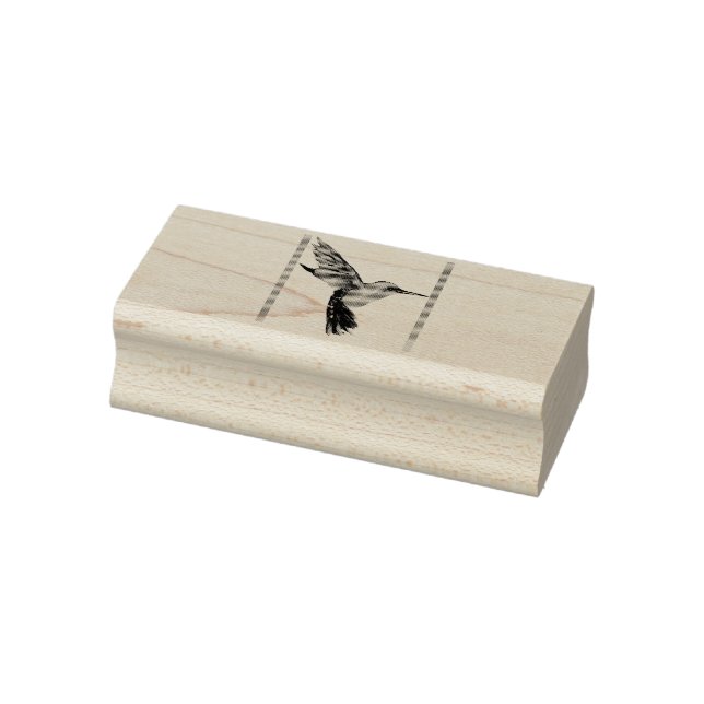 Flight of the hummingbird rubber stamp (Stamp)