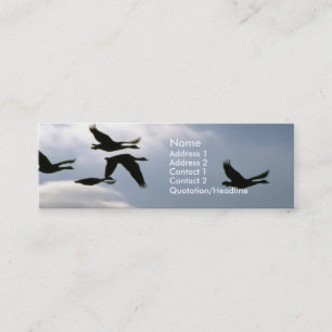 Flight of the Wild Geese No. 2 Mini Business Card