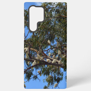"Flight of the Wild: White Australian Cockatoos Samsung Galaxy Case