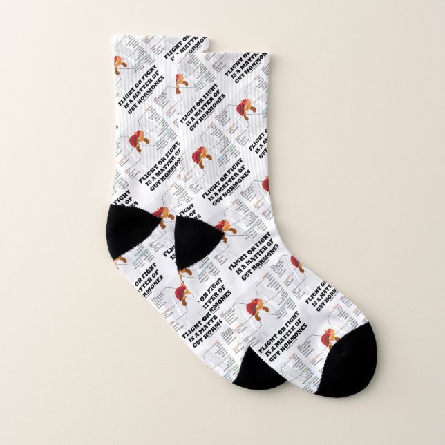 Flight Or Fight Is A Matter Of Gut Hormones Socks (Pair)