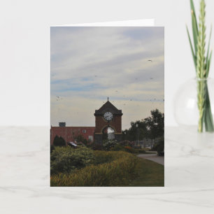 Flight over the Clock Tower Card