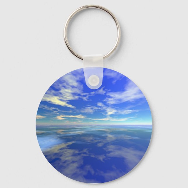 Flight over Water Key Ring (Front)