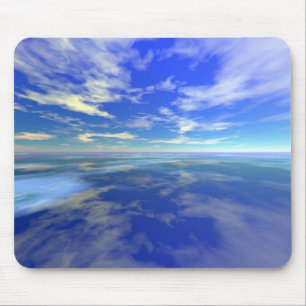 Flight over Water Mouse Mat