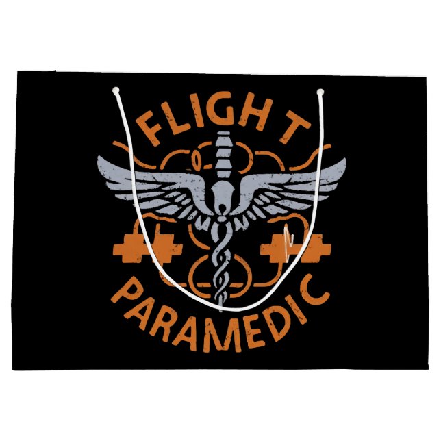 Flight paramedic large gift bag (Back)