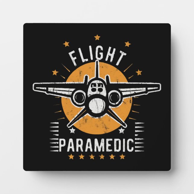 Flight paramedic plaque (Front)