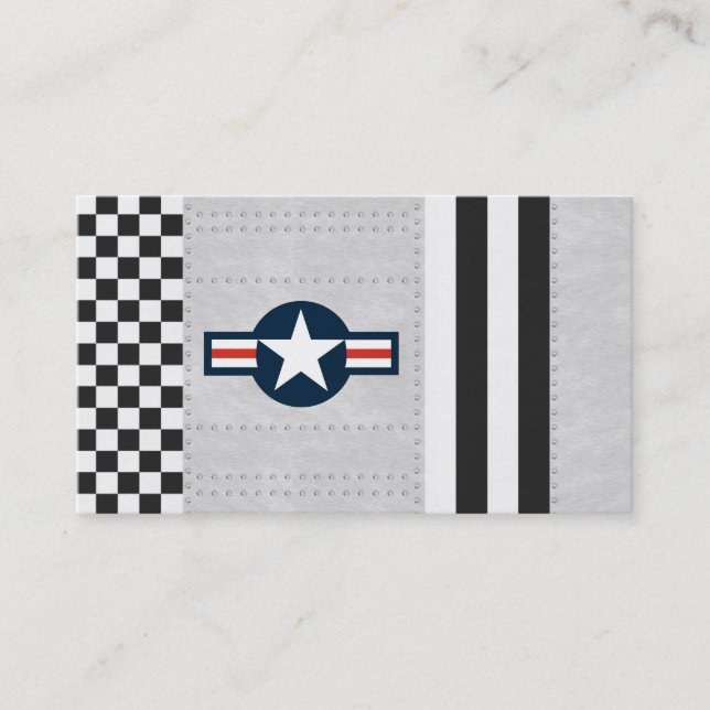 Flight School Or Aviation Field Business Card (Front)