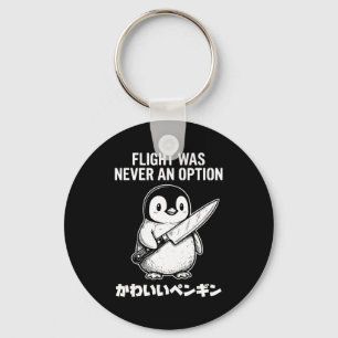 Flight was never an option key ring