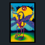 Flightless Fancy - Ken Gauge Art Poster<br><div class="desc">Flightless Fancy.  2023,  Ken Gauge.  Digital art: pop surrealism.</div>
