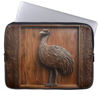 Flightless Wonders: Australian Emu Wood Print,
