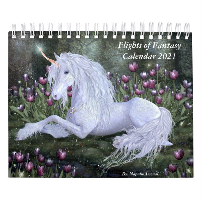 Flights of Fantasy 2020 Calendar (Cover)