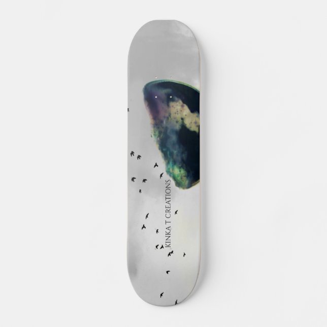 Flights Through Storms Skateboard (Front)