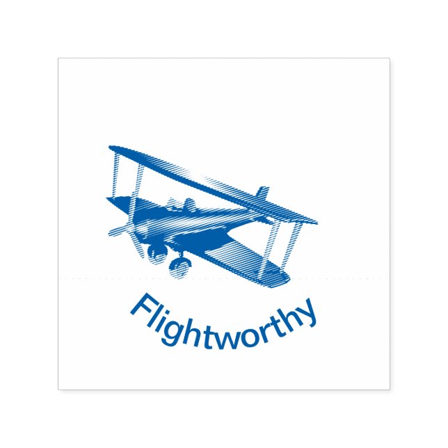 Flightworthy Self-inking Stamp (Design)