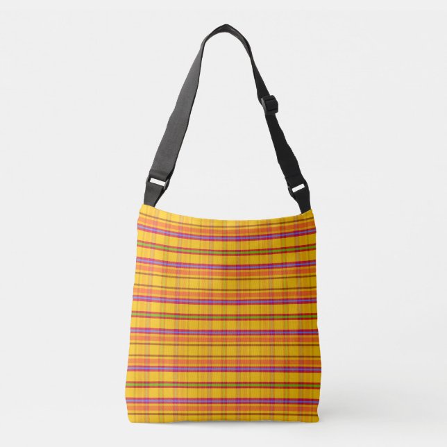 Flighty Plaid TB Crossbody Bag (Front)