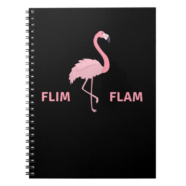 Flim Flam Flamingo Youtube Kids Notebook (Front)