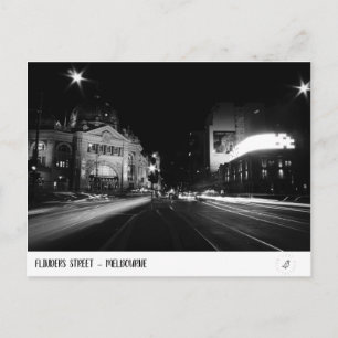 Flinders St - Melbourne Postcard