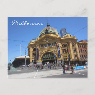flinders street angle postcard