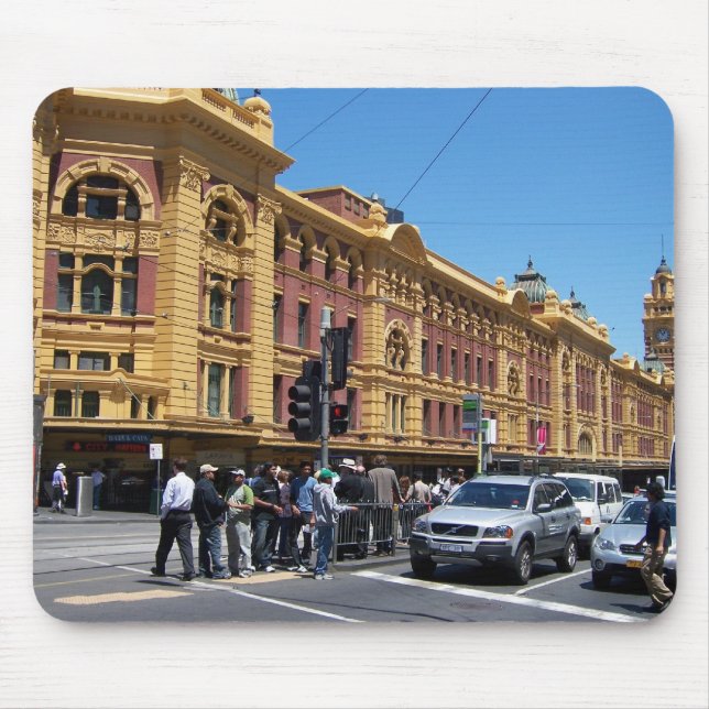 Flinder's Street Station Mouse Mat (Front)