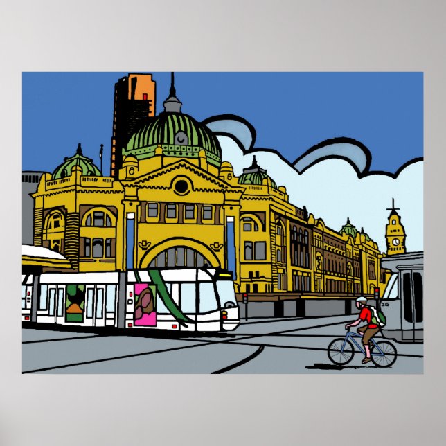 Flinders Street Station Poster (Front)