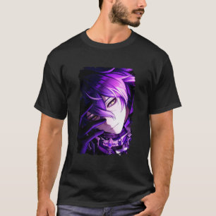 Flins Genshin Art 04   Basic Dark T-Shirt